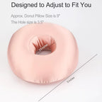 Silky Satin Ear Pillow with Hole for Ear Piercing3